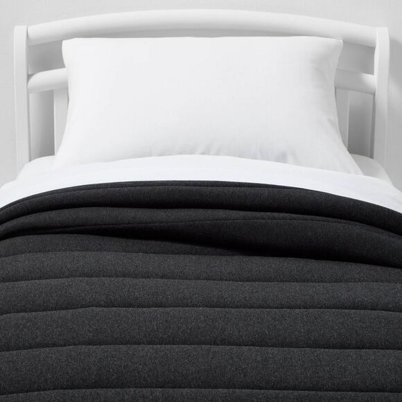Pillowfort Other - Toddler Plush Quilted Bed Blanket - Charcoal